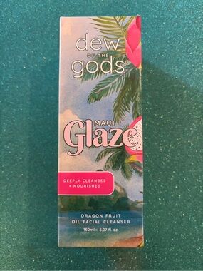 Brand new in box by Dew of the Gods Maui Glaze Dragon Fruit Oil Facial Cleanser